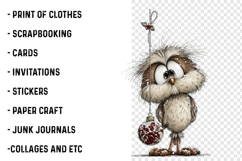 Christmas Woodland Animals Clipart Product Image 2