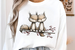Christmas Woodland Animals Clipart Product Image 3