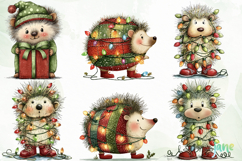 Christmas Woodland Animals Sublimation Product Image 7