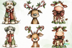 Christmas Woodland Animals Sublimation Product Image 5