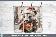 GorgeousChristmas Woodland Tumbler design.