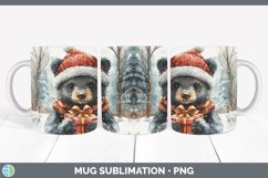 GorgeousChristmas Woodland Mug Wrap design.