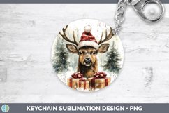 GorgeousChristmas Woodland Keychain design.