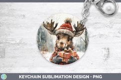 GorgeousChristmas Woodland Keychain design.