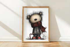 Christmas Woodland Portraits Clipart Product Image 3