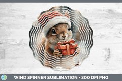 GorgeousChristmas Woodland Wind Spinner design.