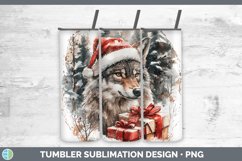 GorgeousChristmas Woodland Tumbler design.