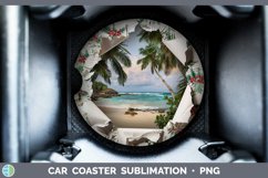 GorgeousChristmas Wrapping Car Coaster design.