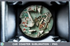 GorgeousChristmas Wrapping Car Coaster design.