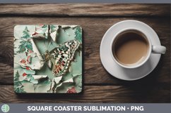 GorgeousChristmas Wrapping Square Coaster design.