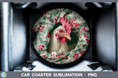 GorgeousChristmas Wrapping Car Coaster design.