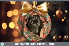 GorgeousChristmas Wrapping Dogs Ornament design.