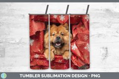 GorgeousChristmas Wrapping Dogs Tumbler design.
