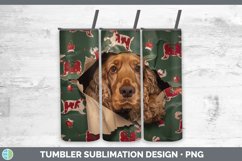 GorgeousChristmas Wrapping Dogs Tumbler design.