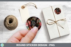 GorgeousChristmas Wrapping Dogs Stickers design.