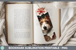 GorgeousChristmas Wrapping Dogs Bookmark design.