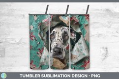 GorgeousChristmas Wrapping Dogs Tumbler design.