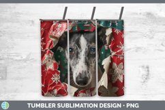 GorgeousChristmas Wrapping Dogs Tumbler design.