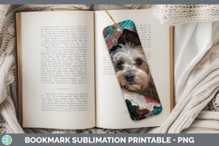 GorgeousChristmas Wrapping Dogs Bookmark design.
