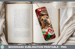 GorgeousChristmas Wrapping Dogs Bookmark design.
