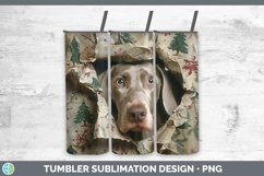 GorgeousChristmas Wrapping Dogs Tumbler design.