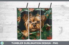 GorgeousChristmas Wrapping Dogs Tumbler design.