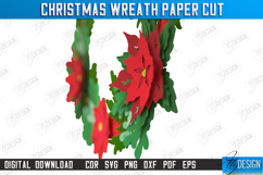Christmas Wreath Paper Cut Bundle,Christmas Porch Decoration Product Image 6
