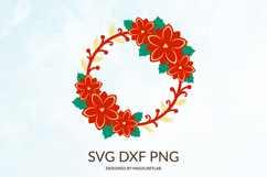 Christmas Wreath SVG|Wreath Clipart Product Image 1