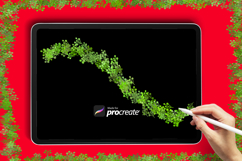 Wreath Procreate Brush | Christmas Wreath Product Image 2