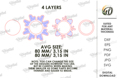 Christmas Wreath Candle Holder Lasercut. Christmas SVG Product Image 2