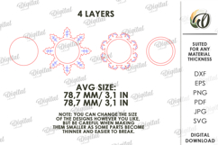 Christmas Wreath Candle Holder Lasercut. Christmas SVG Product Image 2
