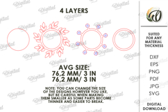 Christmas Wreath Candle Holder Lasercut. Christmas SVG Product Image 2