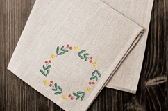 Wreath embroidery design - Monogram Frame Pattern Product Image 3