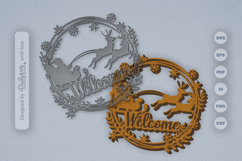 Christmas Wreath Laser Cut Product Image 2