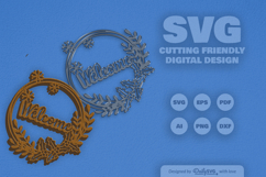 Christmas Wreath Laser Cut Product Image 4