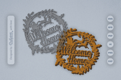 Christmas Wreath Laser Cut Product Image 2