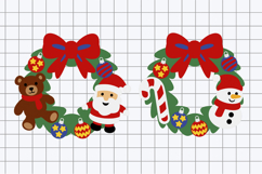 Christmas Wreath Elements 3D SVG Product Image 2