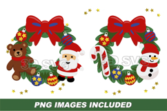 Christmas Wreath Elements 3D SVG Product Image 4