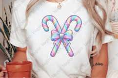 Christmas X Candy With Bow Png Product Image 2