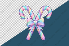 Christmas X Candy With Bow Png Product Image 4