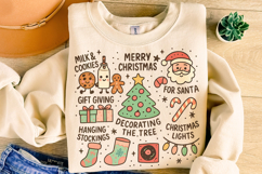 Merry Christmas PNG, Holiday PNG, Xmas PNG, Santa Claus PNG Product Image 1