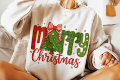 Merry Christmas PNG, Holiday PNG, Christmas Tree PNG, Santa Product Image 2