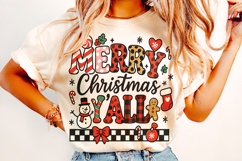 Merry Christmas Y&#039;all PNG, Holiday PNG, Xmas PNG, Santa PNG Product Image 2