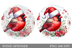 Christmas Bird Wind Spinner. Christmas Wind Spinner Design Product Image 1