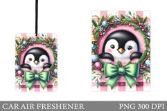 Cute Penguin Car Air Freshener. Christmas Car Air Freshener Product Image 1