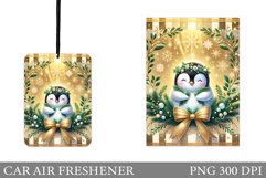 Cute Penguin Car Air Freshener. Christmas Car Air Freshener Product Image 1