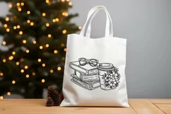 Books with Coffee Flower Svg, Book Svg, Coffee Svg Product Image 3