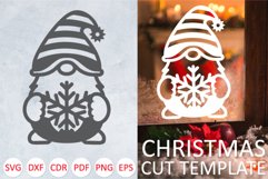 Christmas Gnome SVG for Festive Home Decor and Crafts Product Image 1
