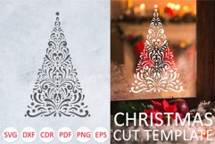 Holiday Christmas Tree SVG | DIY Festive Decor Product Image 1