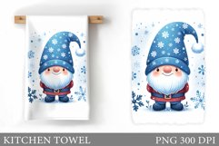 Christmas Gnome Kitchen Towel. Christmas Kitchen Towel Product Image 1